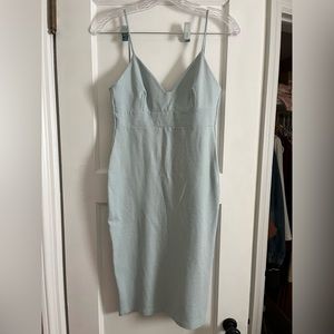 Lulus midi light blue dress